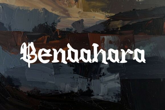 Bendahara: A Gothic Script with Timeless Elegance