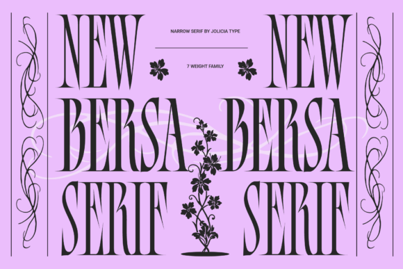 Bersa Serif: A Refined Typeface for Bold and Sophisticated Designs