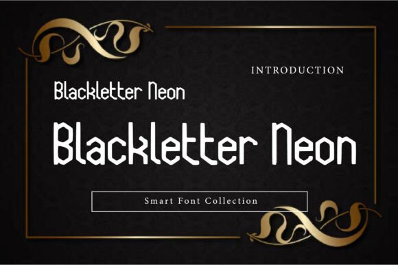 Blackletter Neon: A Strategic Display Typeface for Modern Creative Branding