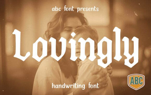 Exploring the Charm of the Lovingly Display Font: A Blend of Vintage Strength and Modern Sweetness
