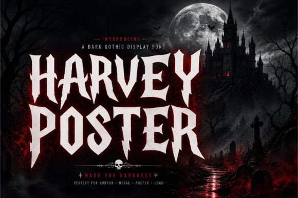 Harvey Poster: Bold Typography for Impactful Designs