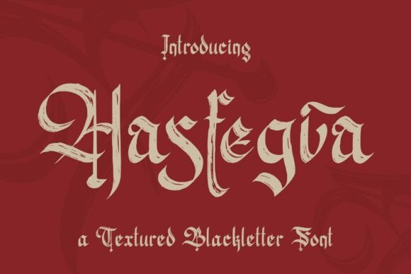 Hasfegia: A Gothic Calligraphy Font of Timeless Elegance