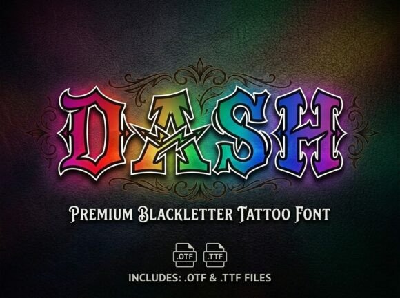 How Dash Font Captures the Rebellious-and-Regal Soul in Modern Design