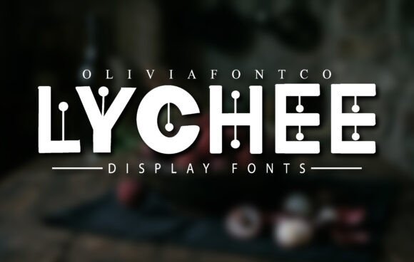 Lychee: A Display Typeface That Merges Gothic Tradition with Modern Minimalism