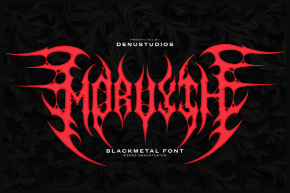 Morvyth Font: A Raw Edge for Extreme Design