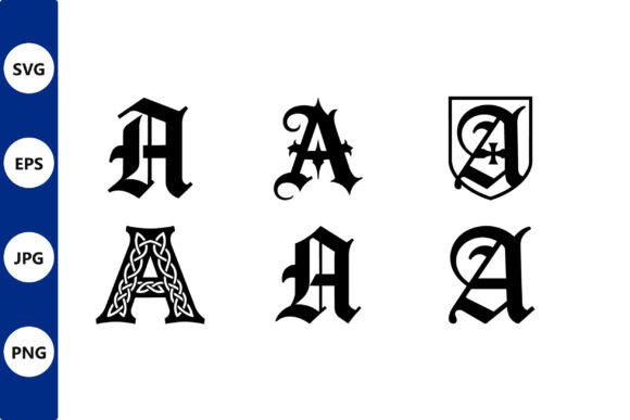 Ornate Blackletter Font Set: A Timeless Tool for Creative Expression