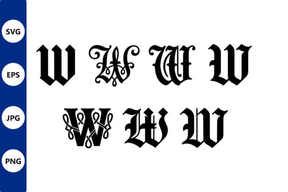 Ornate Blackletter Glyphs Vector: A Timeless Tool for Modern Design Projects