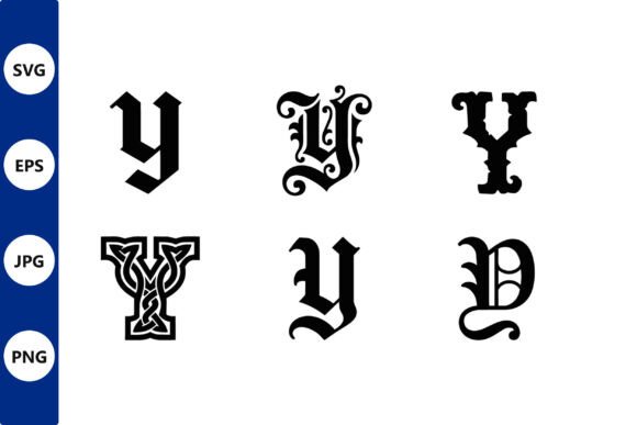 Ornate Blackletter Letters SVG Design: A Timeless Elegance for Modern Creatives