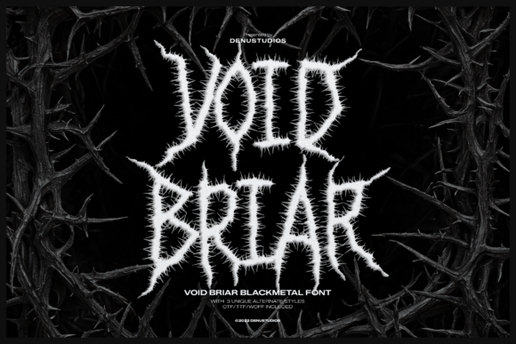 Void Briar: A Font of Cinematic Intensity